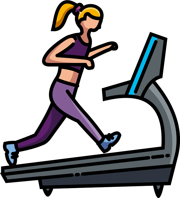 treadmills - Clip Art Library