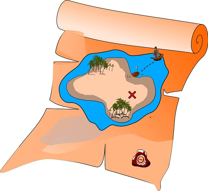 Treasure Map Clip Art Library 8633