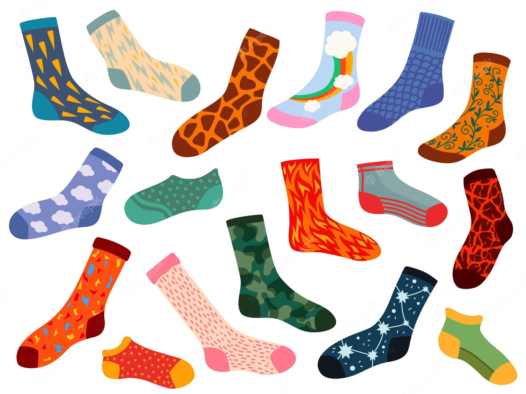 Cartoon Socks PNG, Vector, PSD, and Clipart With Transparent