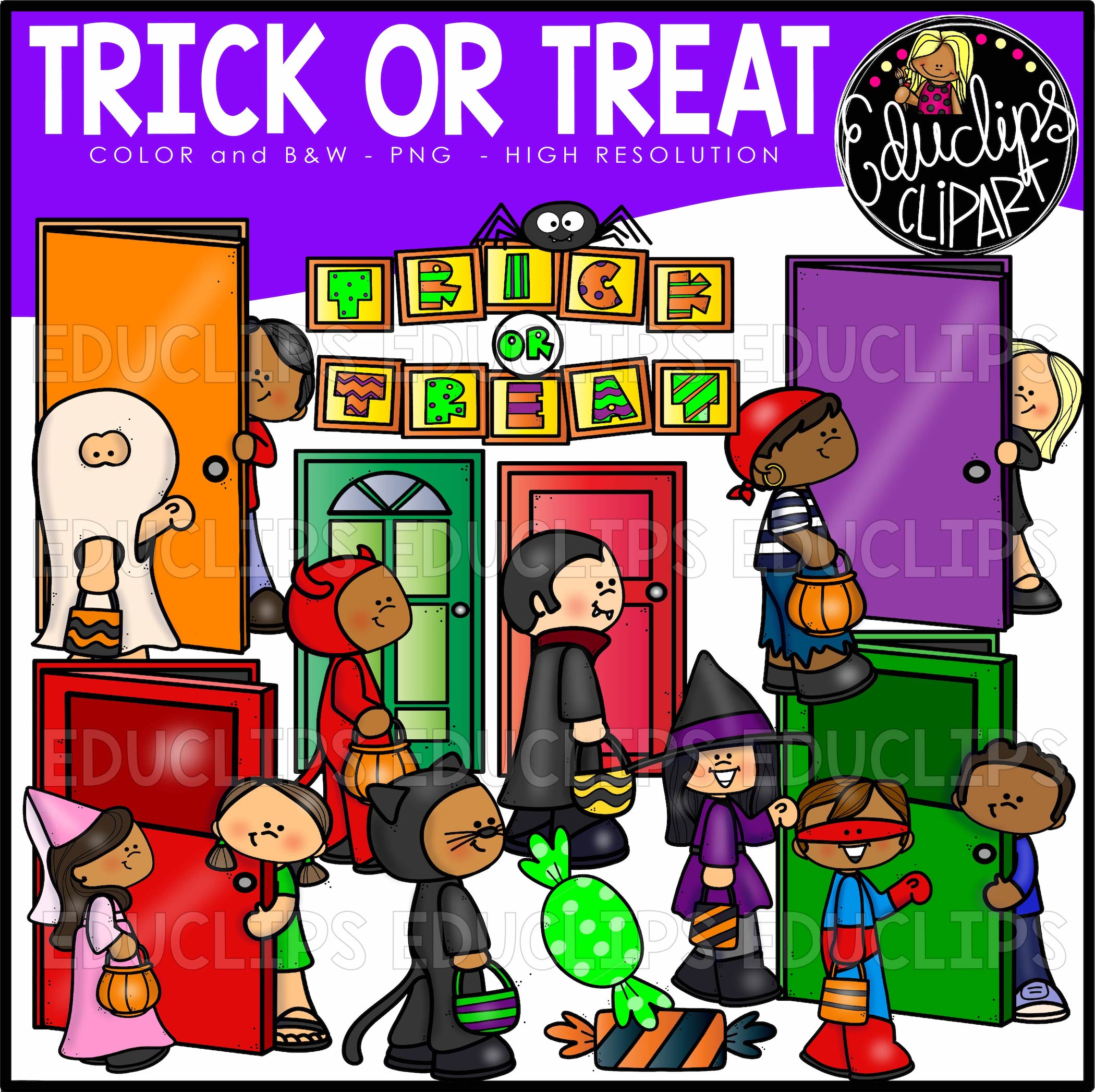 trick or treat - Clip Art Library