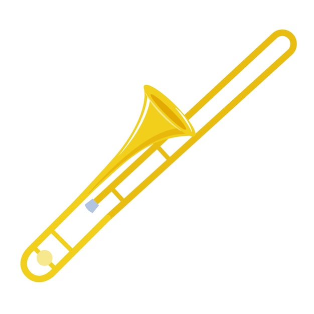 yellow trombones - Clip Art Library