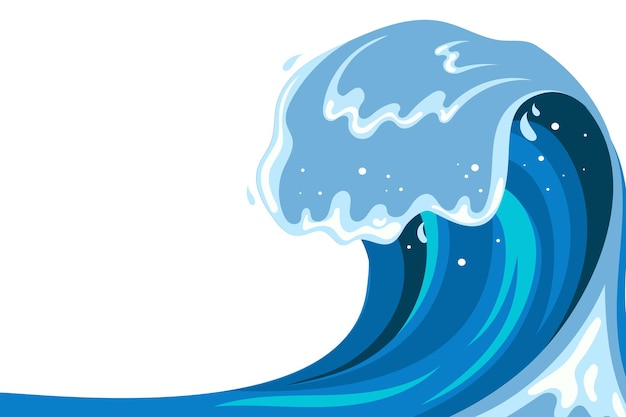 tidal wave - Clip Art Library