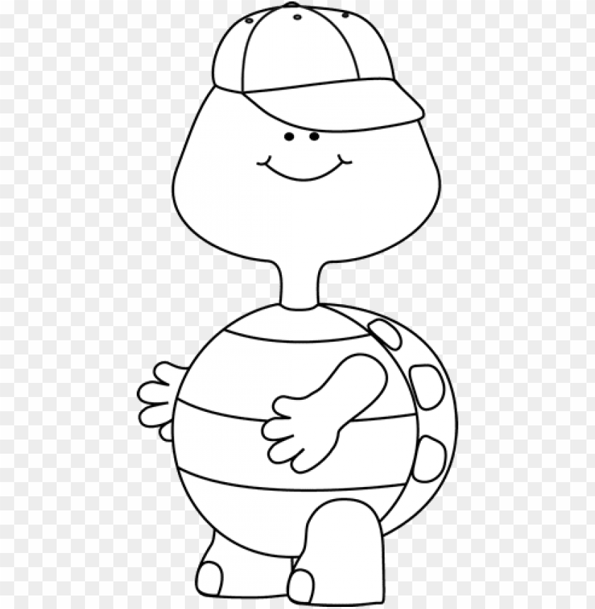 Cute Turtle Coloring Page - Free Printable for Kids