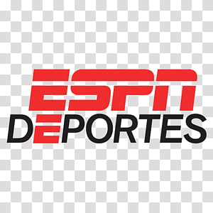 ESPN Deportes logo featuring bold red "ESPN" and black "DEPORTES" on transparent background.