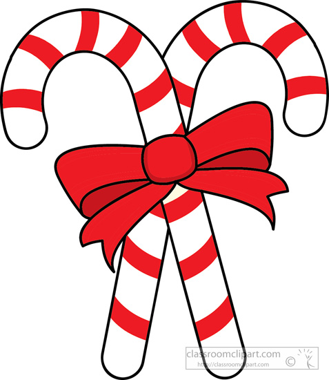 Candy Canes Clipart | 10 Colors | Includes B/W | PNG | Christmas - Clip ...