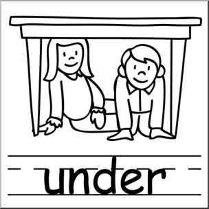 Under picture. Under раскраска для детей. Under рисунок. Under the Table раскраска. Under Clipart раскраска.