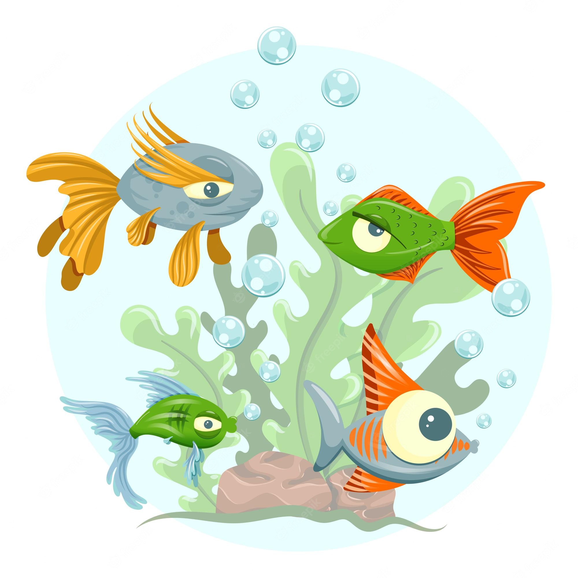 Free Fish Seaweed Cliparts, Download Free Fish Seaweed Cliparts - Clip