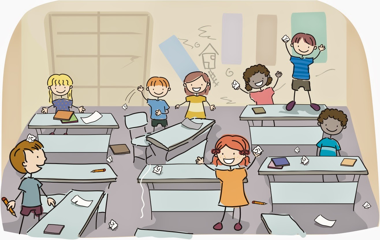 Bad Behavior In Class Clipart