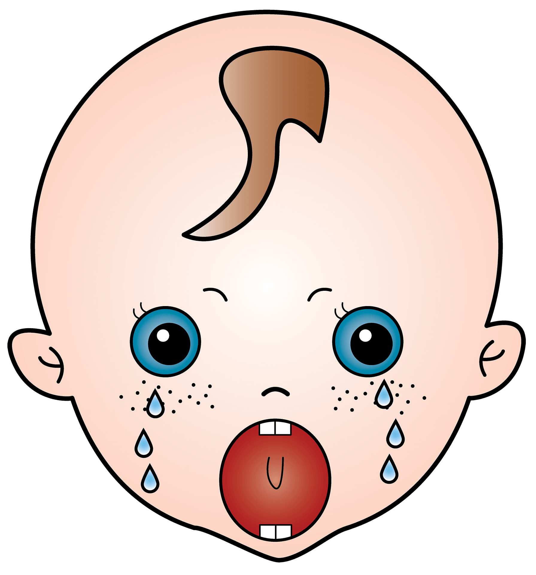 Very Angry Baby Royalty Free SVG, Cliparts, Vectors, And Stock - Clip ...