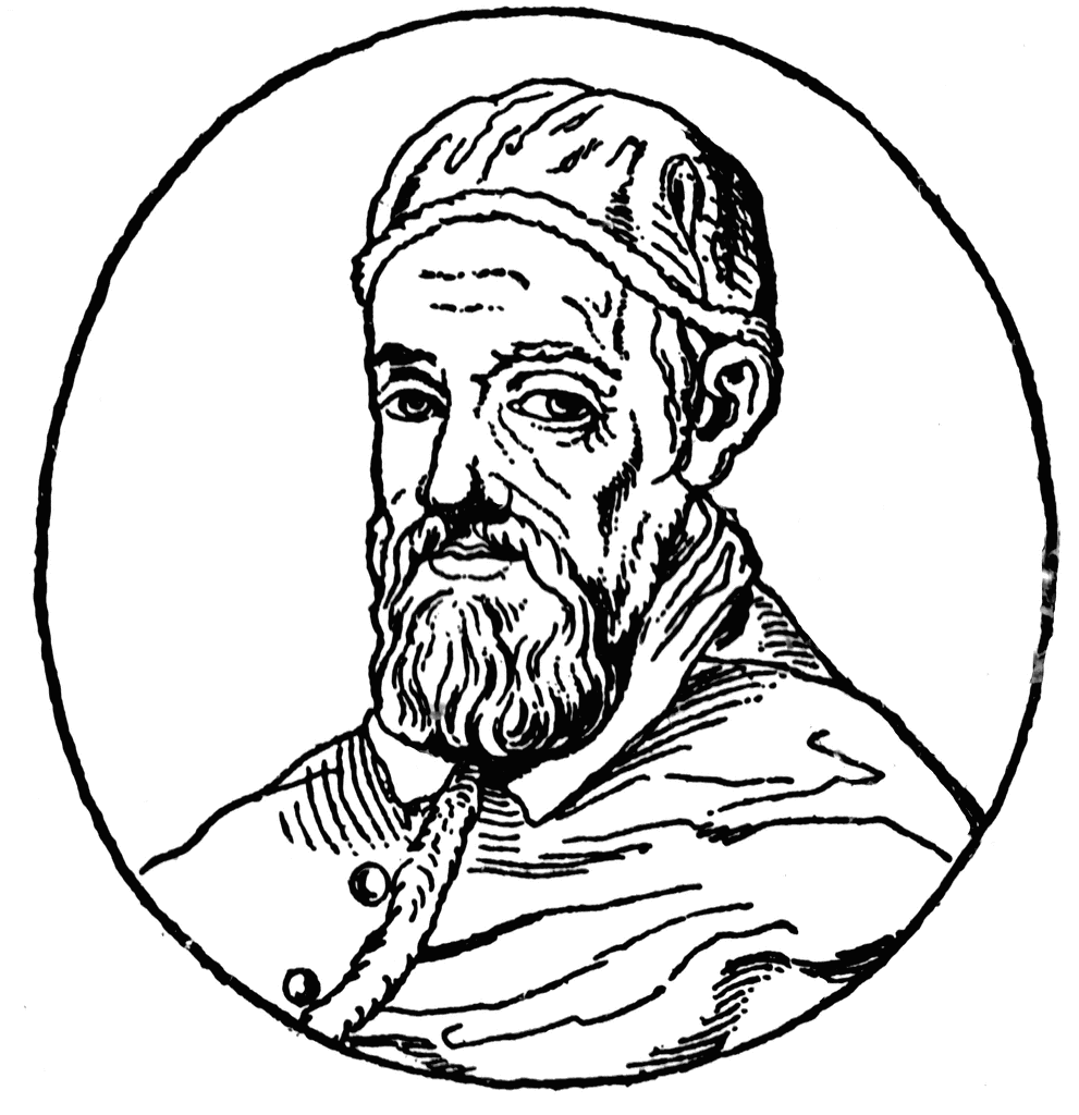 Portrait of Leonardo Fibonacci - Medieval Mathematician and Number Theorist