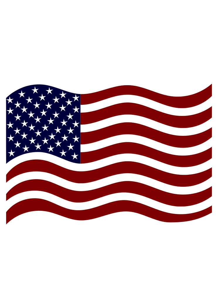 American Flag SVG USA Flag Clipart 4th of July Svg - Clipart Library ...