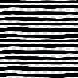 Wavy Black and White Stripe Pattern - Free Transparent PNG Download