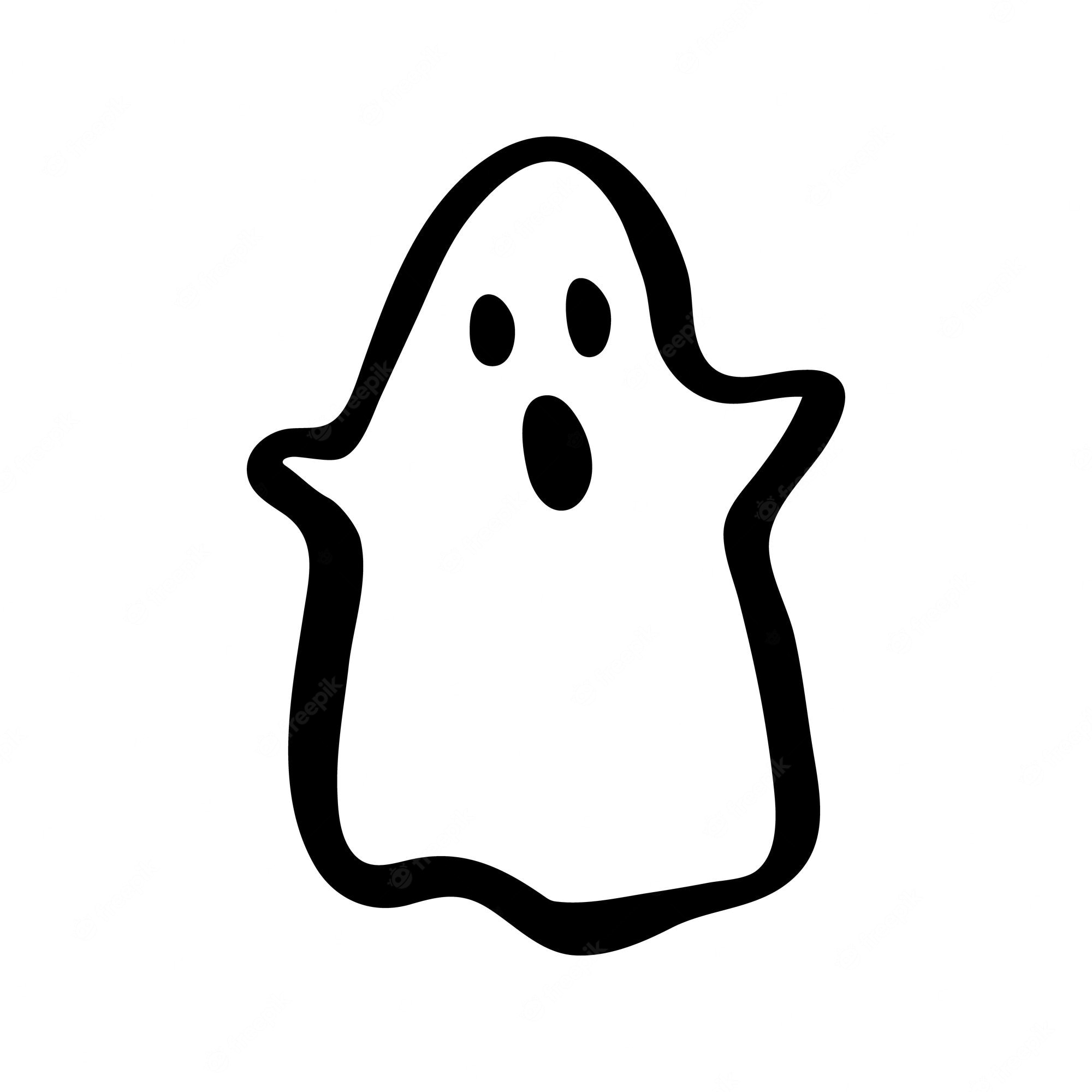 Ghost SVG Bundle, Halloween Scary Ghost Clipart Cut Files - Clip Art 