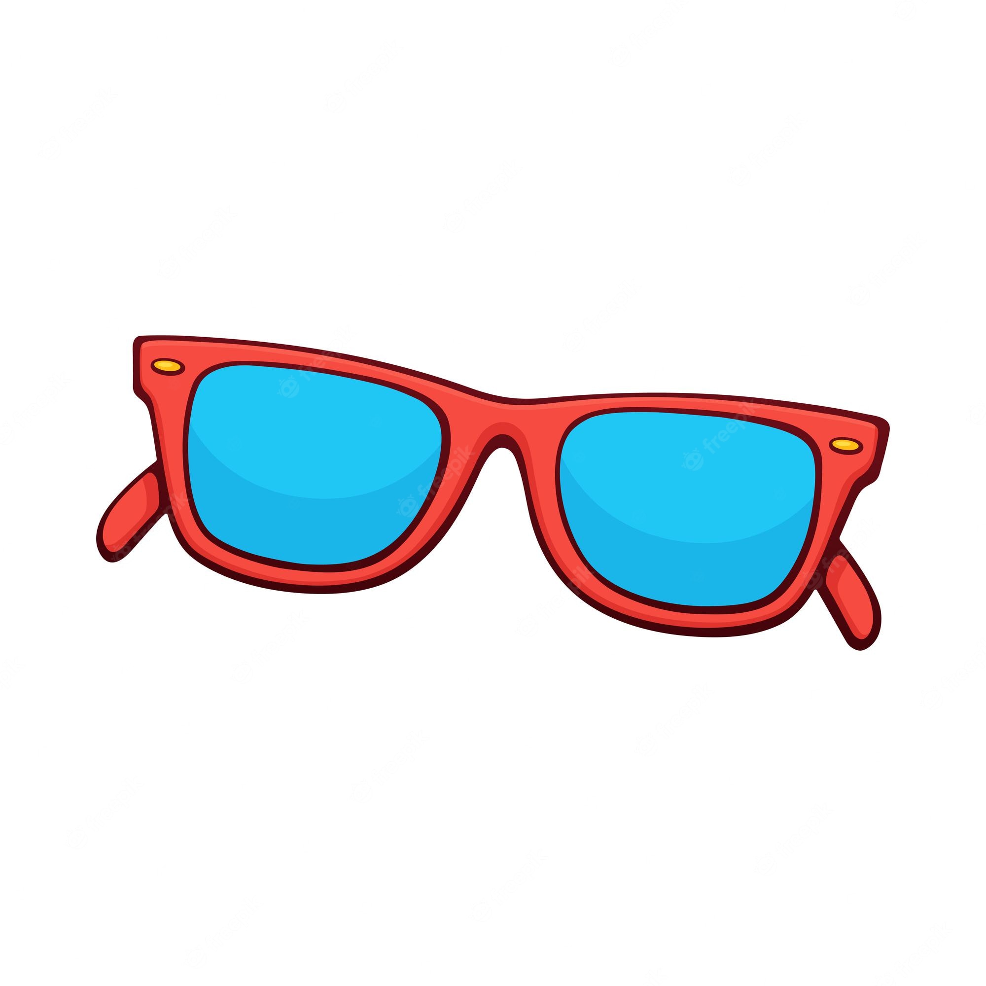 red sunglassess - Clip Art Library