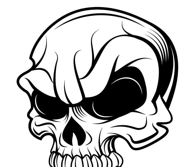 skull silhouette, skull svg, skull clipart, skull cut file, skull png ...