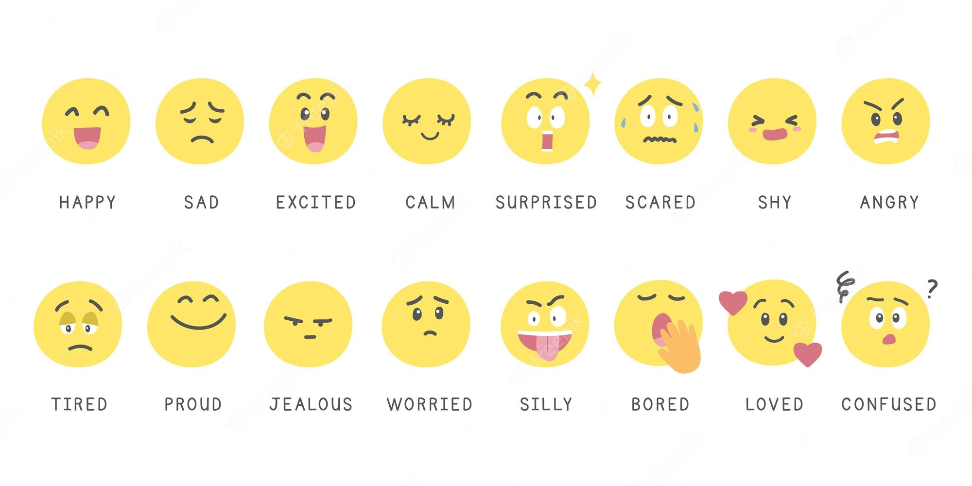 Emotions Happy And Feeling Good English Lesson Clipart, feeling