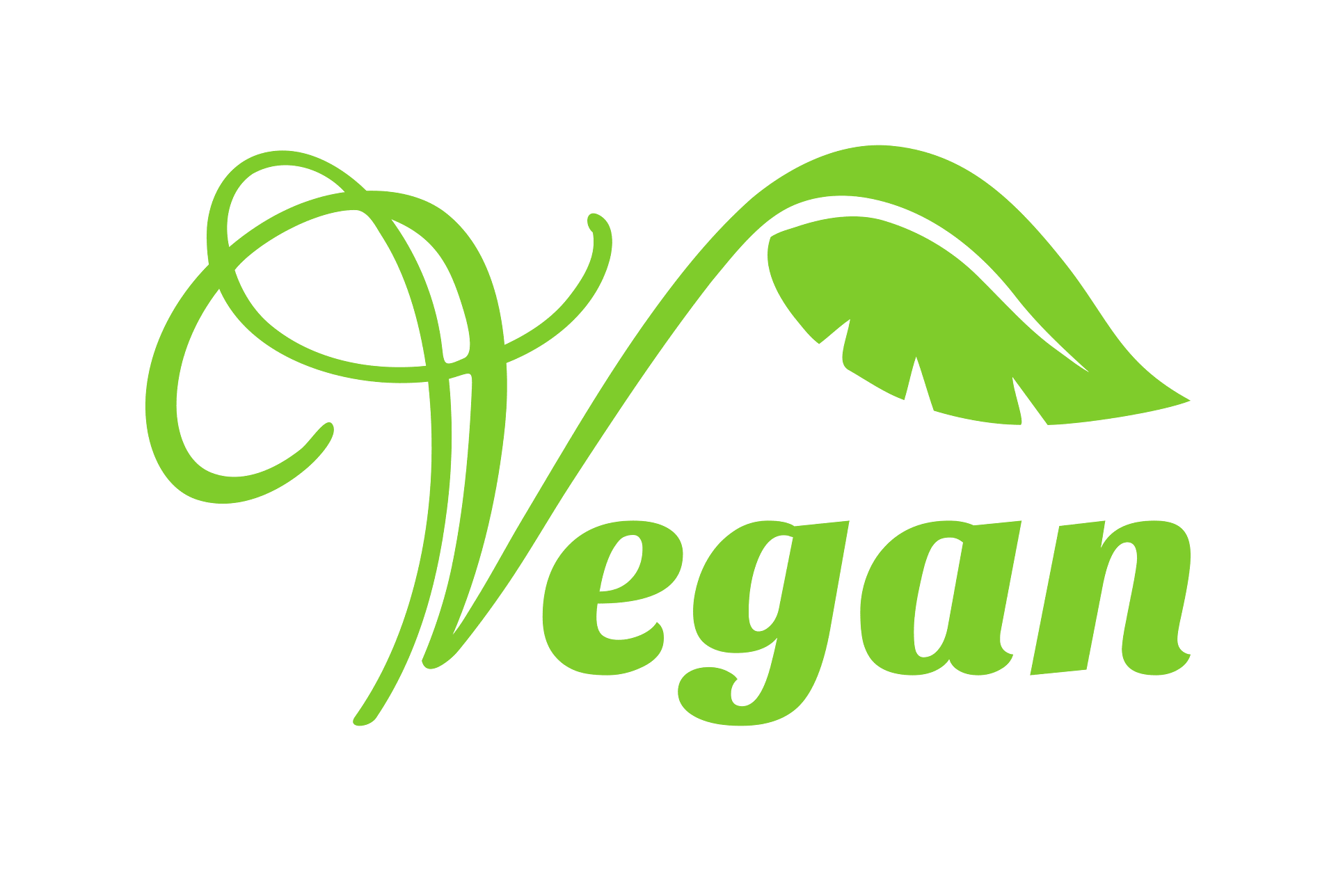 Vegan Logo - Clean, Nature-Inspired Branding for Plant-Based Lifestyle