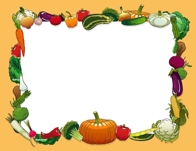 Vegetable Border Cliparts, Stock Vector and Royalty Free Vegetable ...