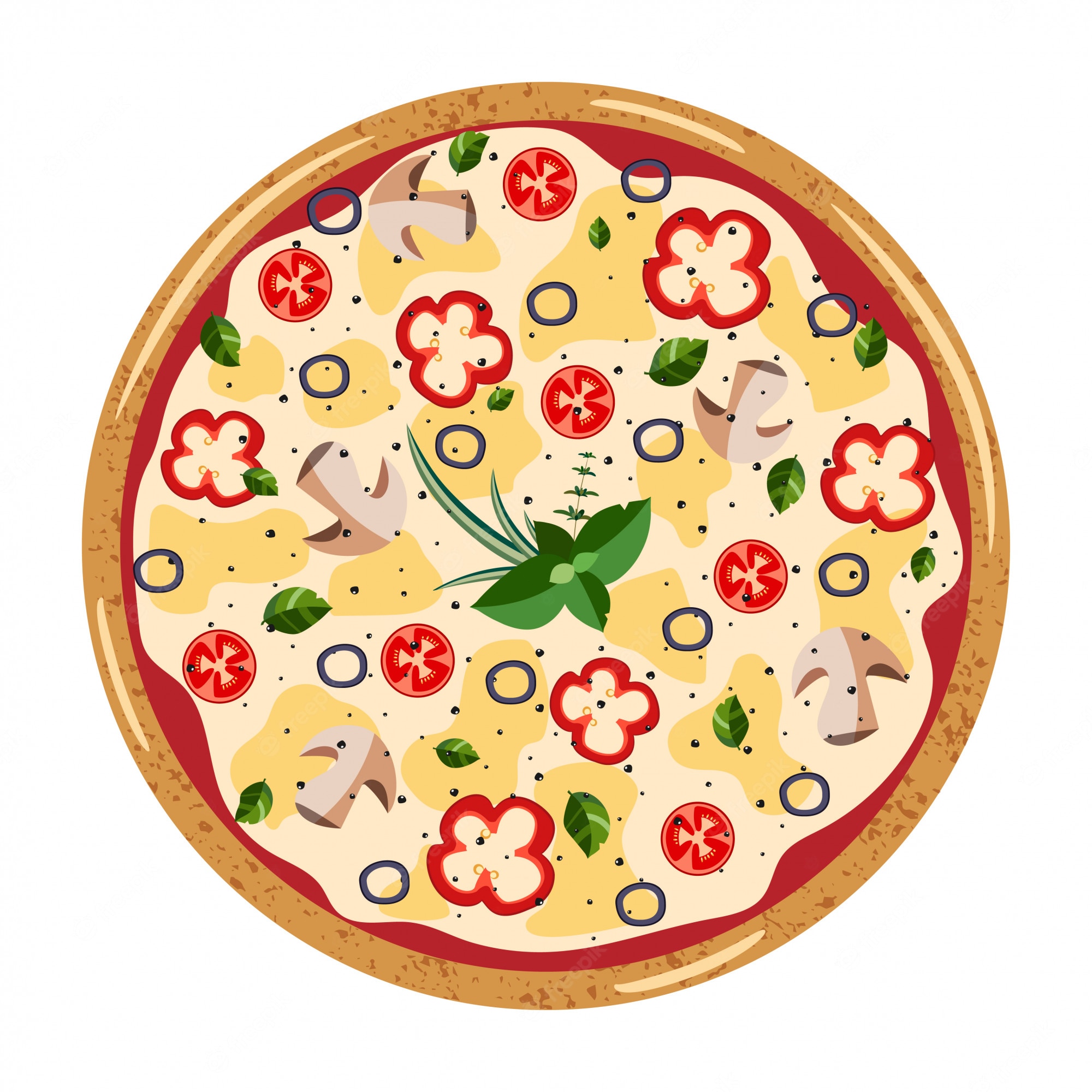 Whole Pizza Clip Art Library