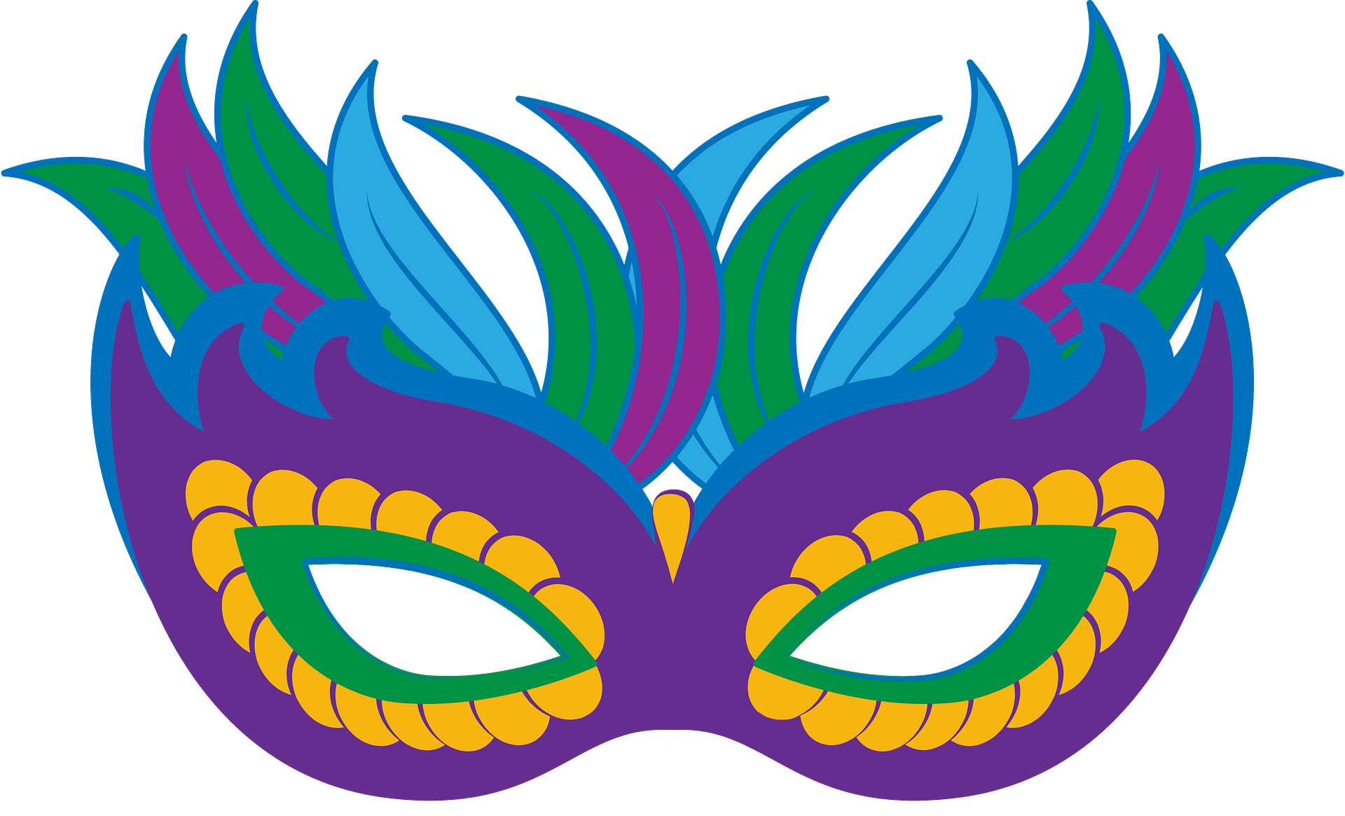 masquerade masks - Clip Art Library