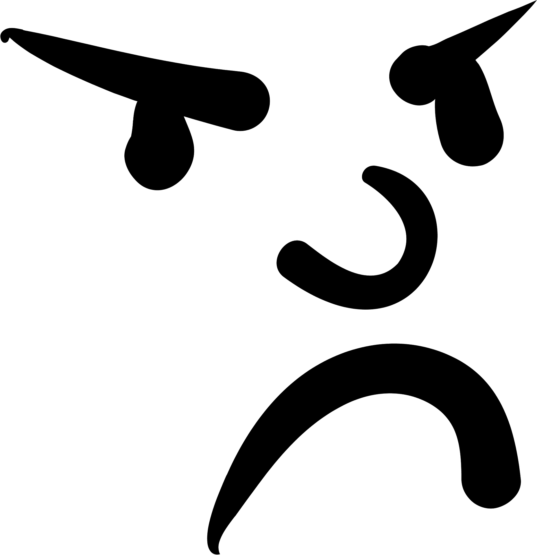 Free Mad Face Emoji Transparent Download Clip Art Angry Emoticon