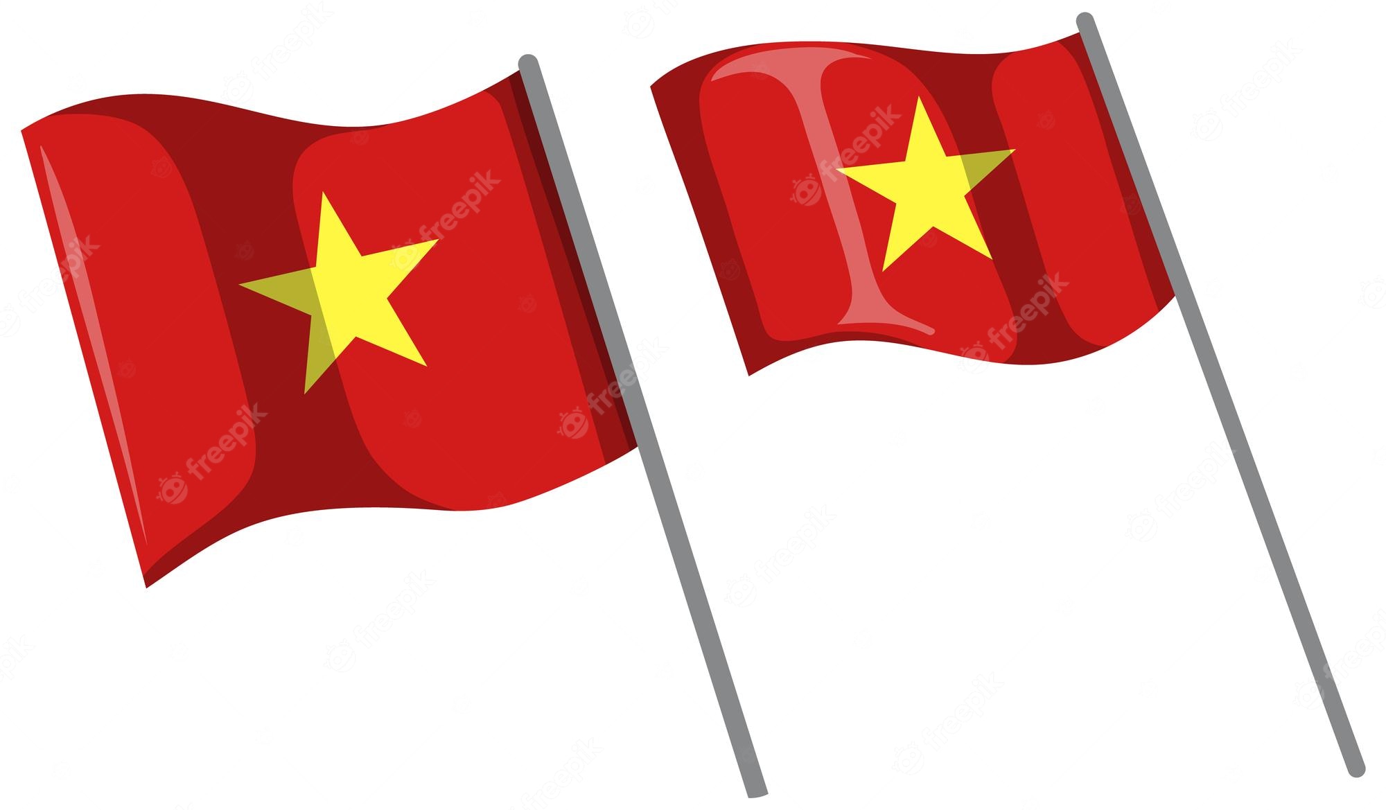 Download Flag Of Vietnam Seek Flag Clip Art Library   Vietnam Flag With Pole 1308 117705 