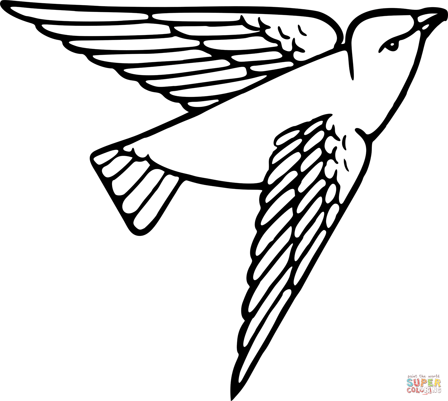 birds lines - Clip Art Library