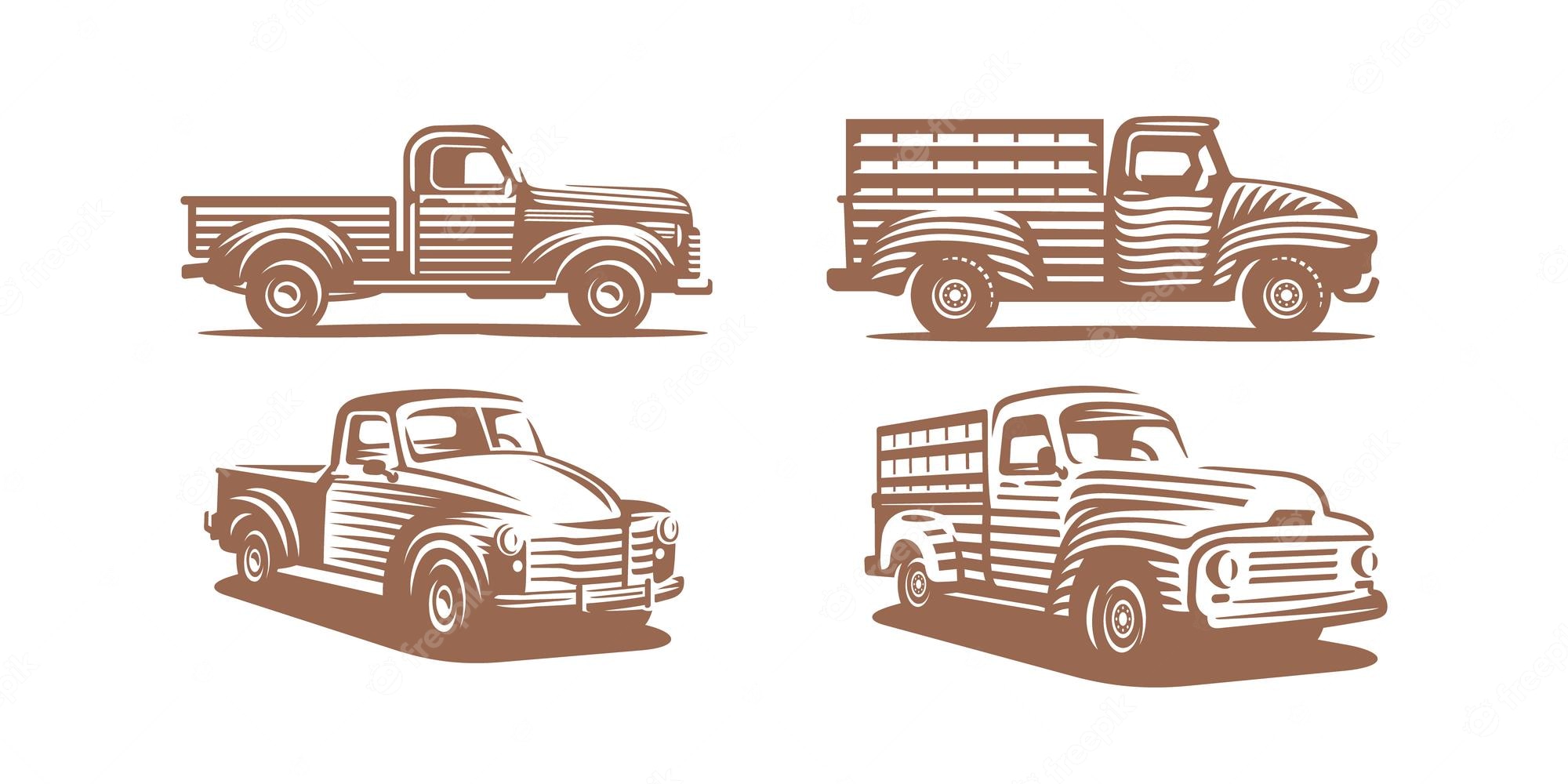 Old Pickup Truck Clipart Pickup Trucks Vintage Pickup Trucks Clip Art Library