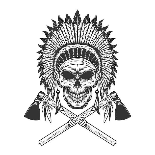 Native American Indian Skull ClipArt SVG – ClipArt SVG - Clip Art Library