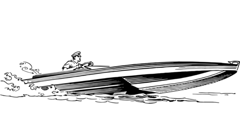 easy to draw speed boat - Clip Art Library