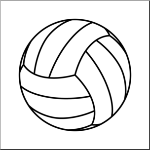 volleyball border - Clip Art Library