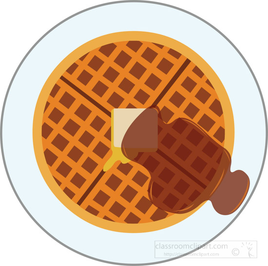 Round Waffle Stock Vector Illustration and Royalty Free Round - Clip ...