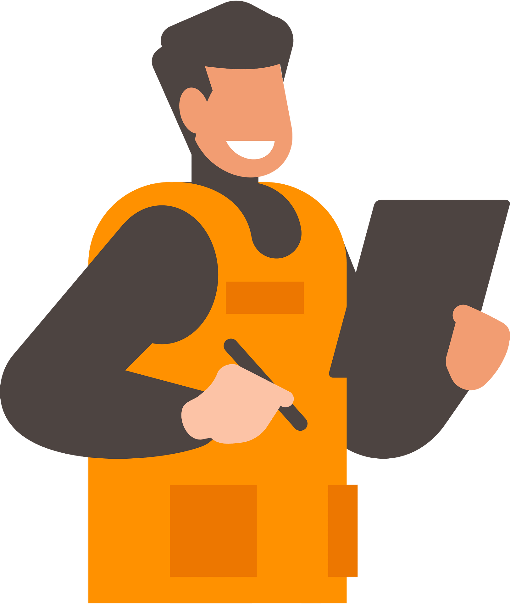 Warehouse Worker Royalty Free Stock SVG Vector And Clip Art Clip Art 