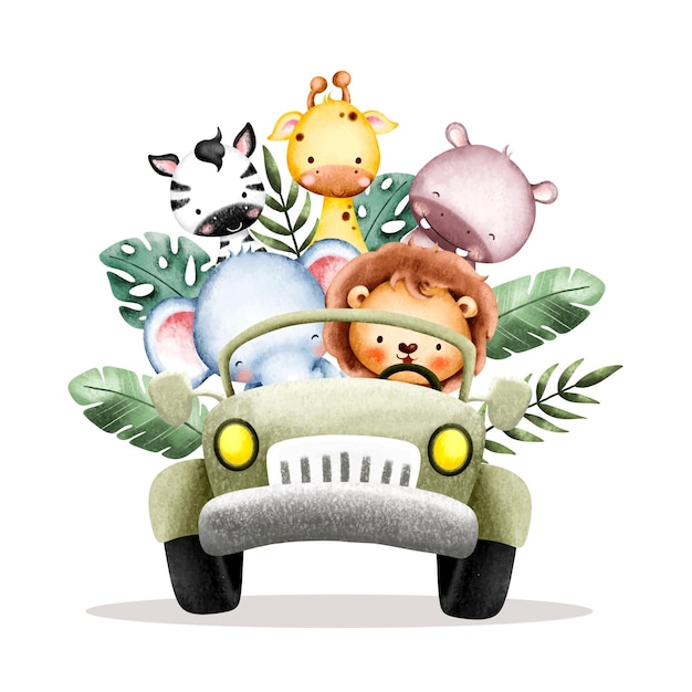 baby safaris Clip Art Library