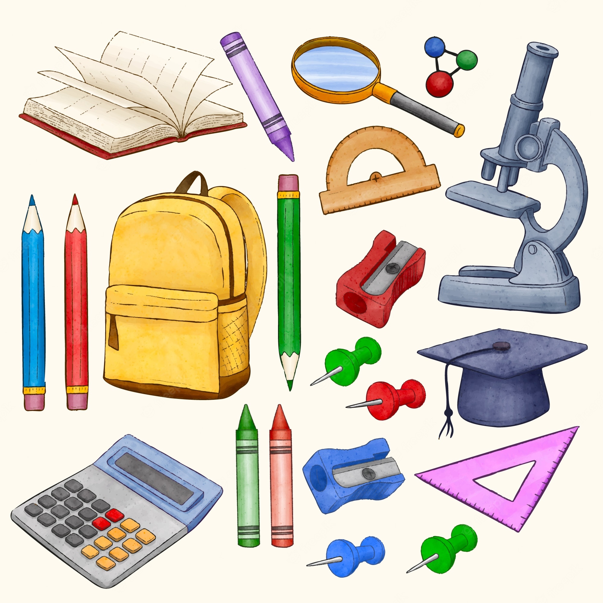 Classroom equipments clip art library