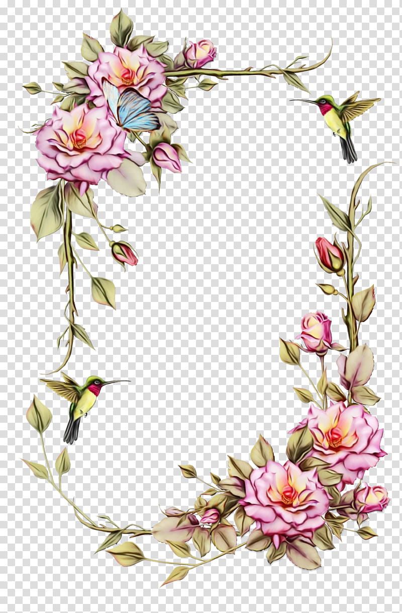 Border Frame With Floral Pattern Stock Illustration - Download - Clip ...