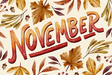 November Free Banner Cliparts Clip Art Transparent - November - Clip ...