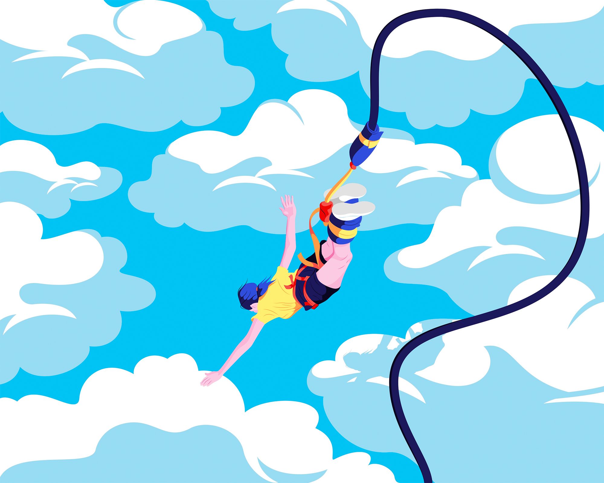 bungee jumpings - Clip Art Library