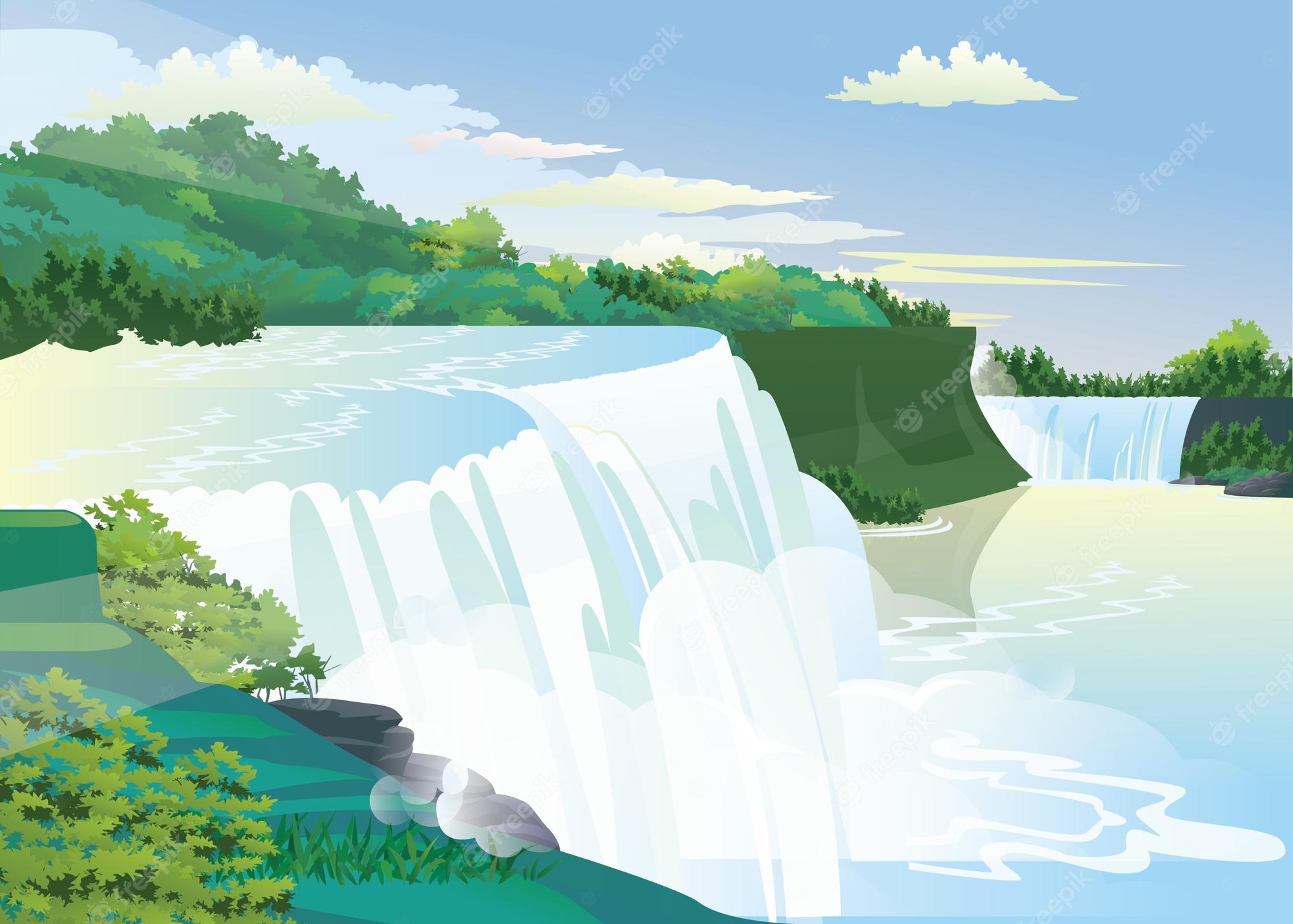 Niagara falls Vector Image - 1621126 | StockUnlimited - Clip Art Library