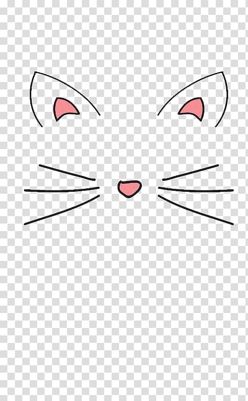 Cute Cat Face Clipart - Free Transparent PNG for Crafts & Design