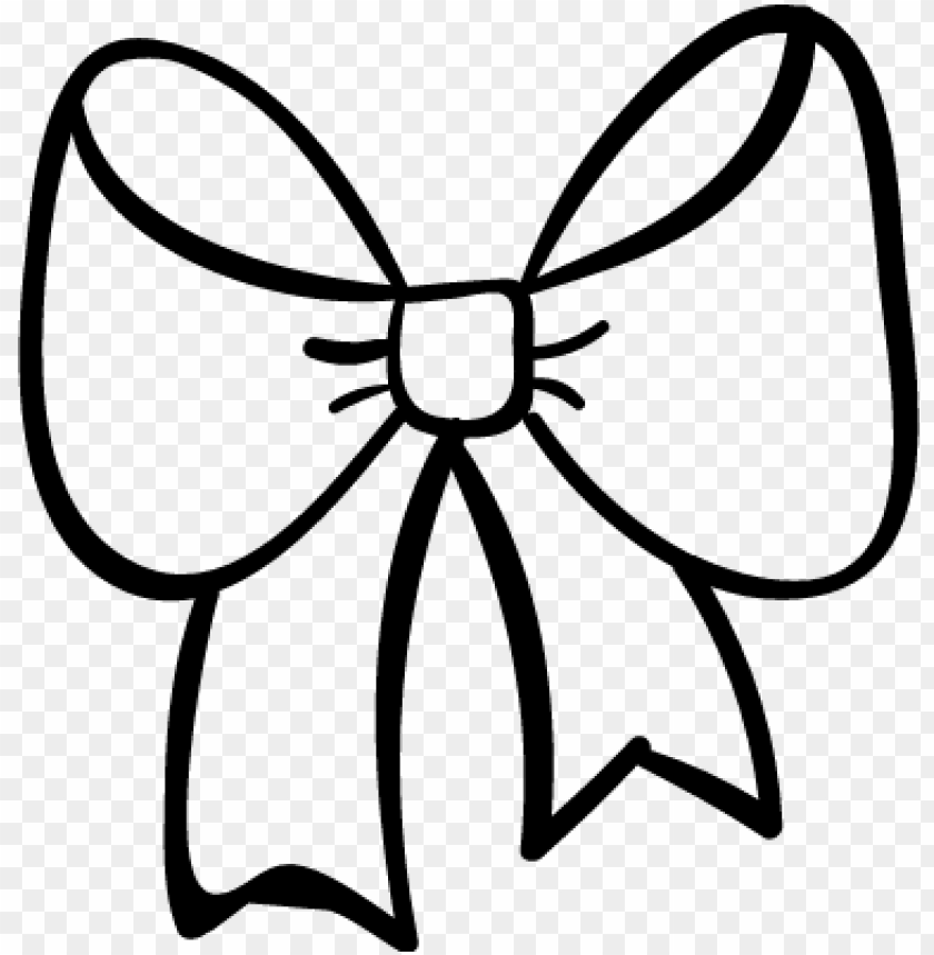 bow clip art black and white