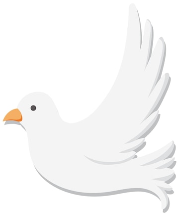 White Dove Clipart Dove Open Wing - Dove Line Drawing - Free - Clip Art ...