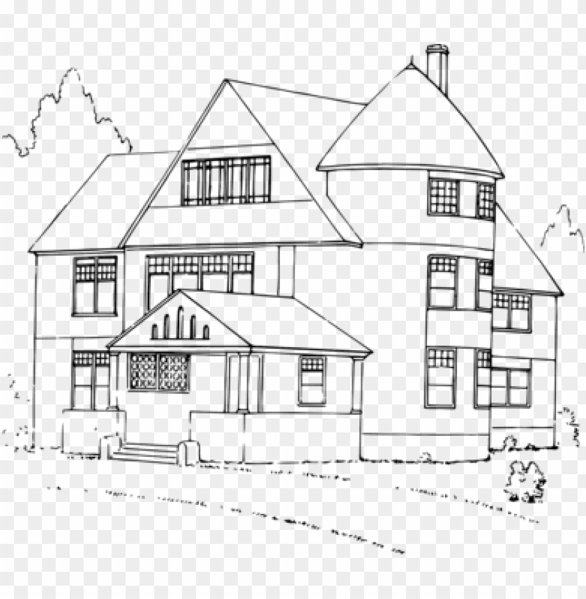 black and white house #3589540