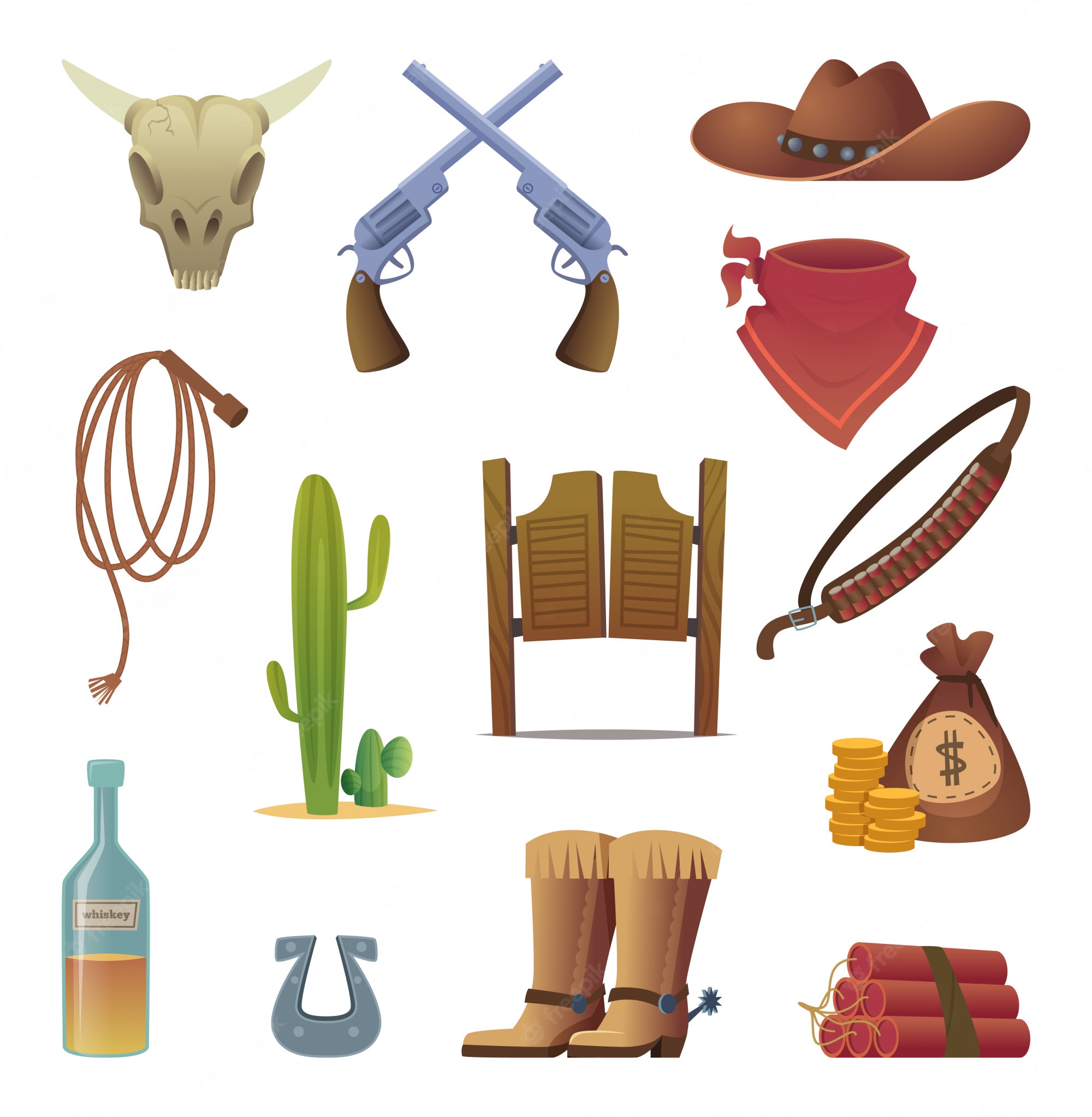 Country Westerns Clip Art Library