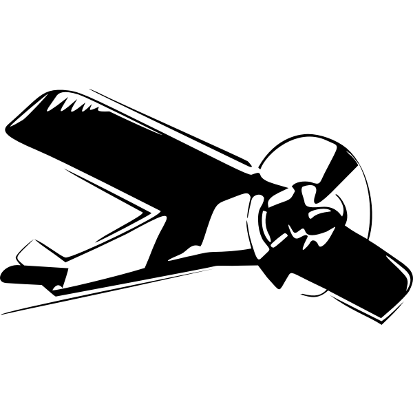 Resting Human Silhouette - Minimalist Black and White Illustration