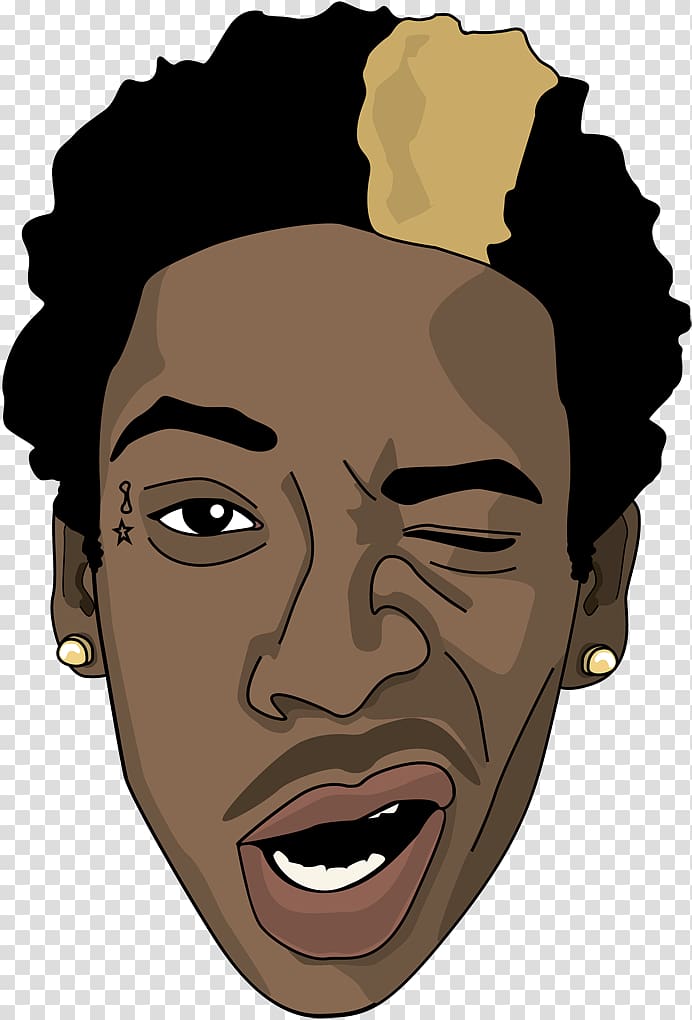 Animated Portrait of a Charismatic Black Man with Stylish Features