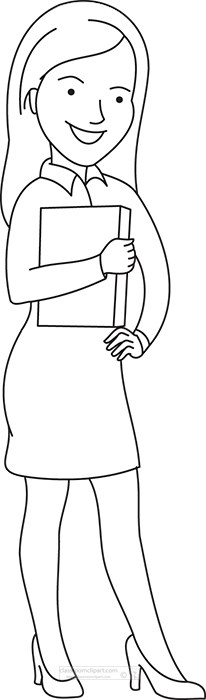 woman outlines - Clip Art Library