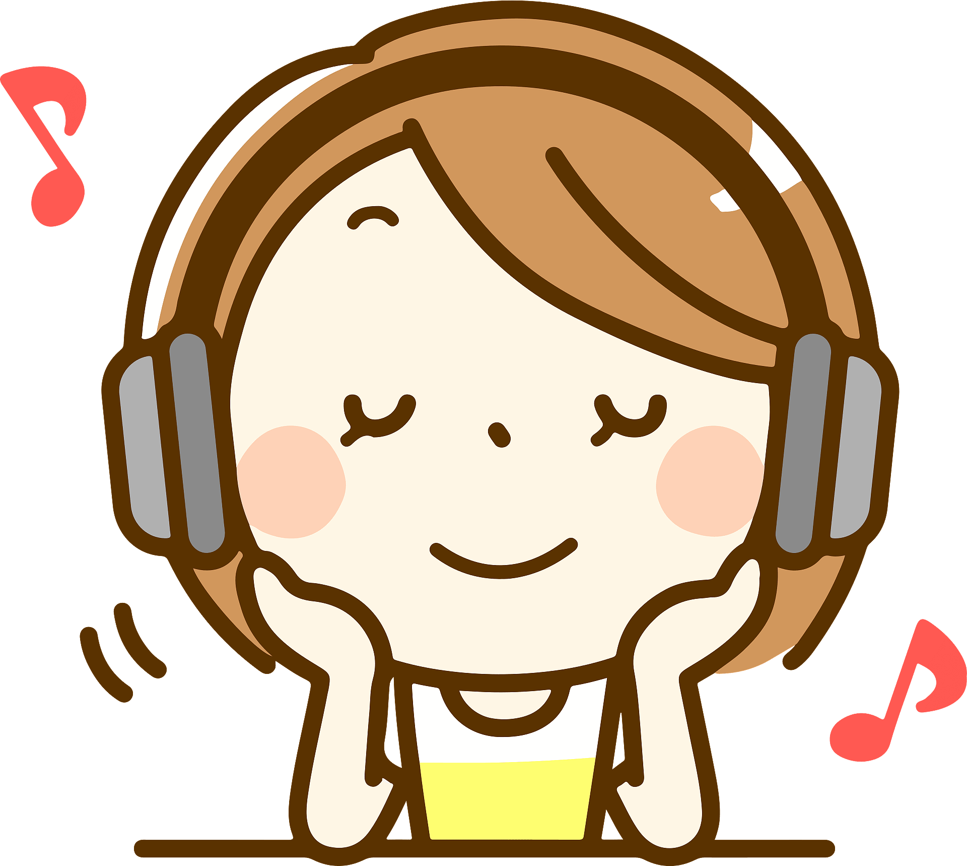 Listen Musics - Clip Art Library