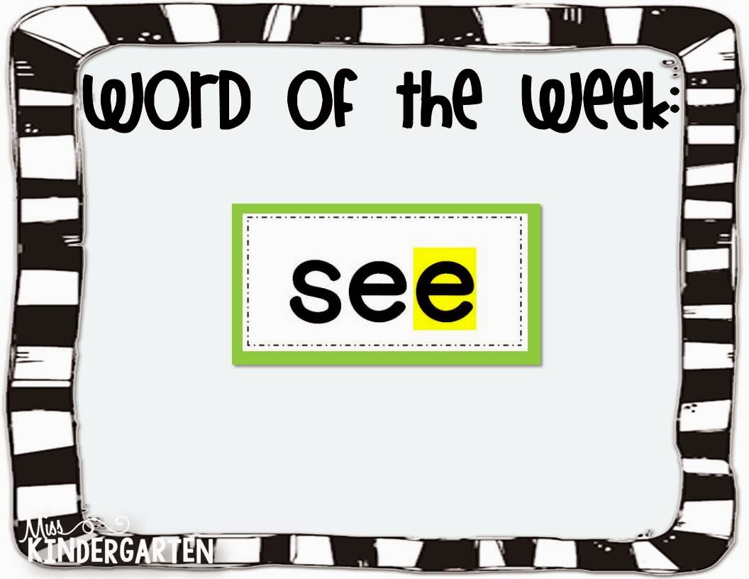 Word of the Week: "See" - Early Literacy Sight Word Activity