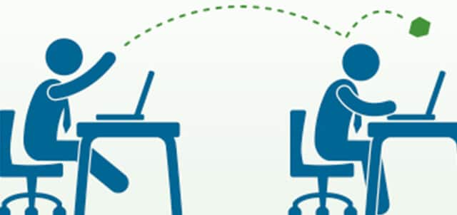 Remote Collaboration Illustration - Seamless Teamwork Across Distances